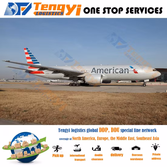 Frete direto com remessa aérea DDP para Reino Unido Irlanda Holanda Agente de transporte para Londres