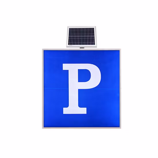 Sinal de aviso de trânsito de energia solar tamanho personalizado em liga de alumínio LED quadrado piscando sinais direcionais de pedestres com filme reflexivo alto